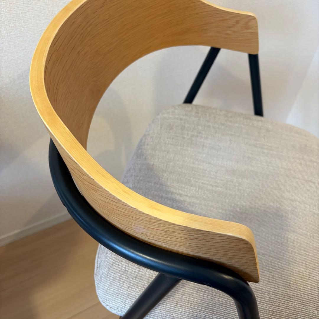 unico（ウニコ） ELEMT(エレムト)　チェア アイアン ナチュラル