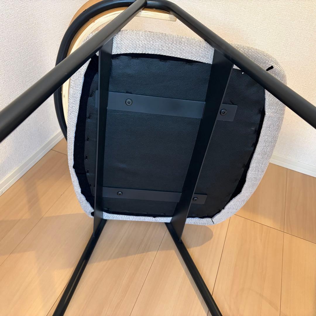 unico（ウニコ） ELEMT(エレムト)　チェア アイアン ナチュラル