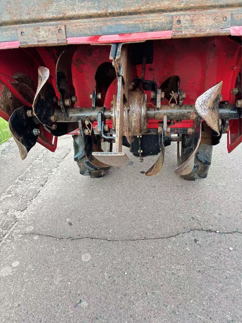 MMR80 赤い耕運機 ガソリンエンジン 引き取り限定