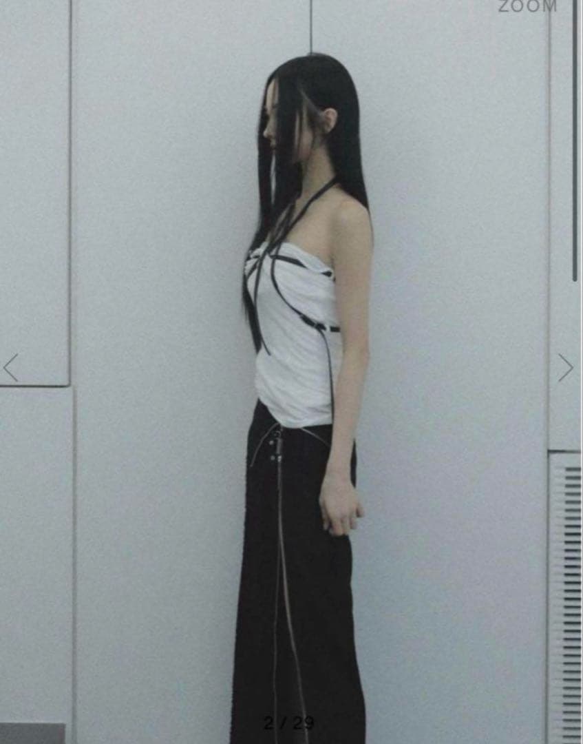 トップス Melt the lady swirl belt tops