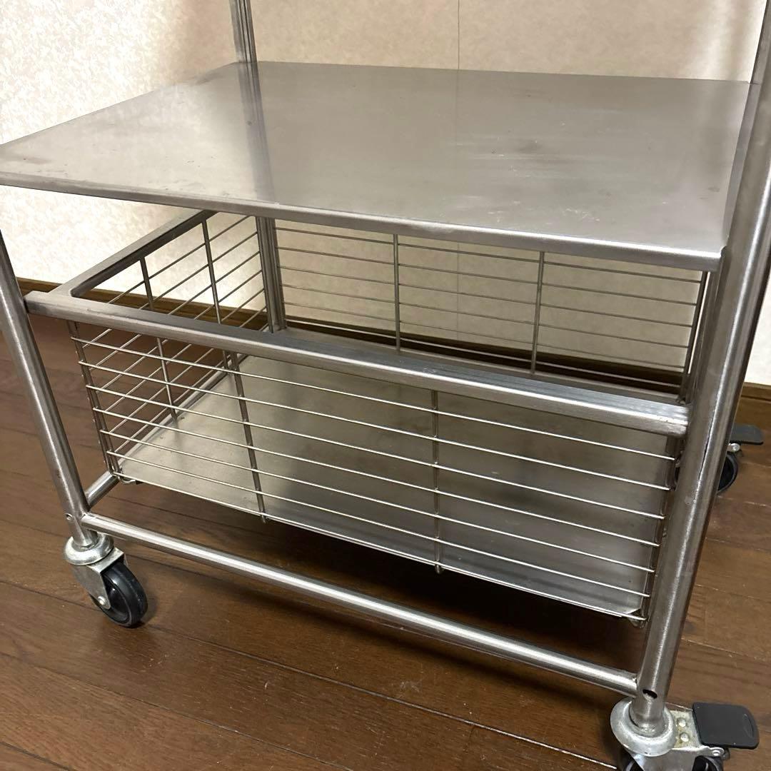 【希少品】IKEA イケア GRUNDTAL グルンダール ステンレスワゴン