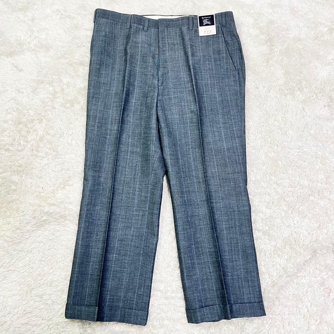 【新品】Burberry’s 麻 背抜き チェック セットアップ スーツ