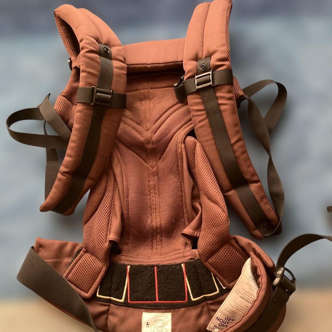 【美品】エルゴベビー 抱っこ紐 OMNI 360 ダークブラウン　クールエア