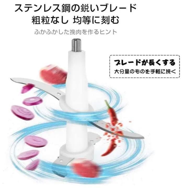 ❤業務用500W❣最新ドイツ技術搭載でプロも認めた性能性♪❤フードプロセッサー