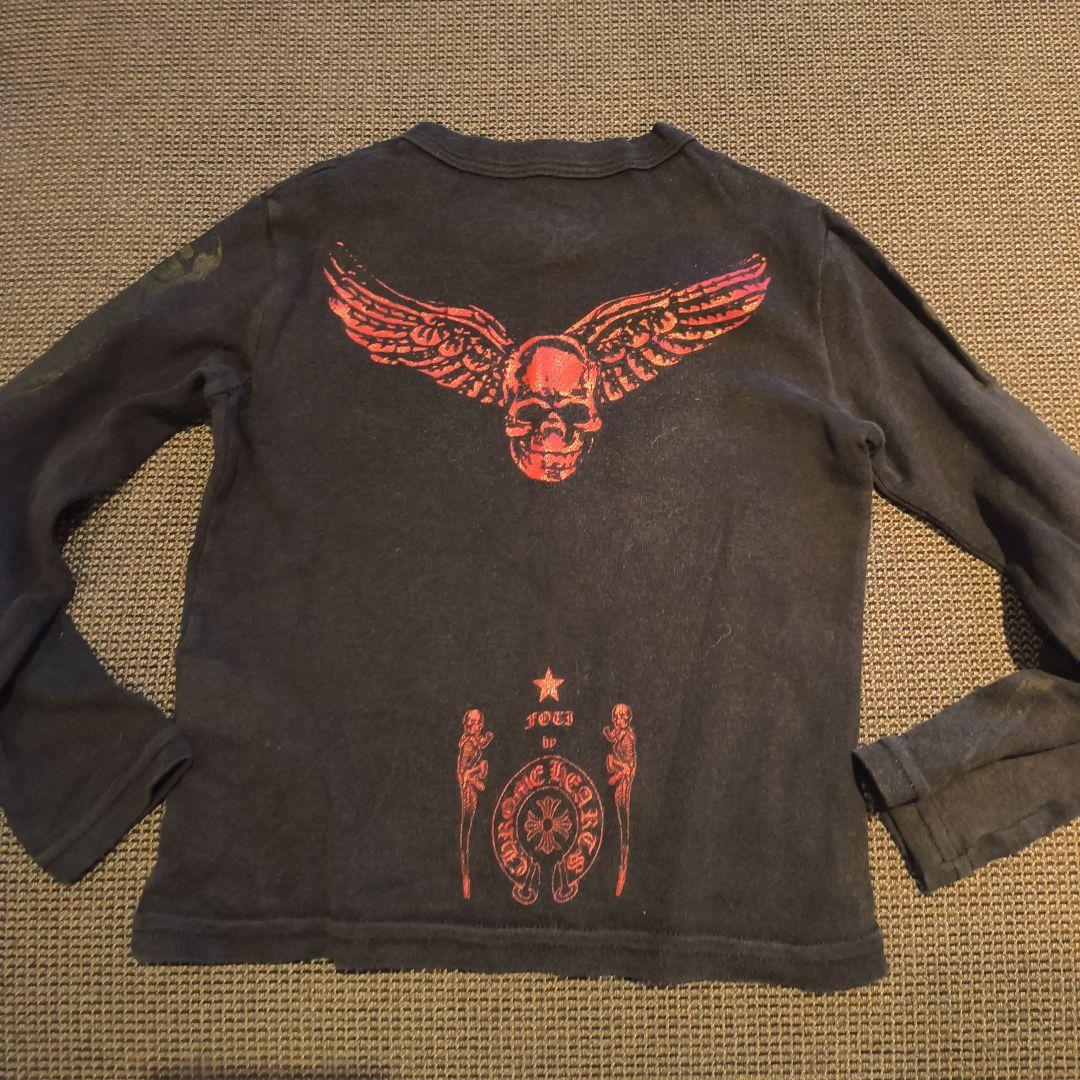 CHROME HEARTS ブラック ロングスリーブ Tシャツ SIZE 2