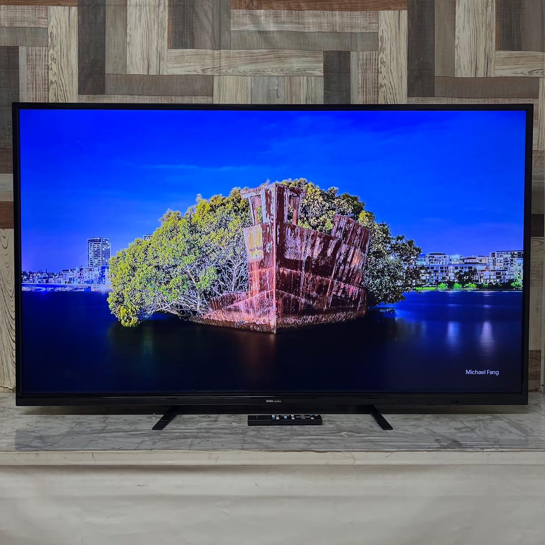 全国送料込❣️DMM55V型4K液晶ディスプレイHDRスピーカーリモコン
