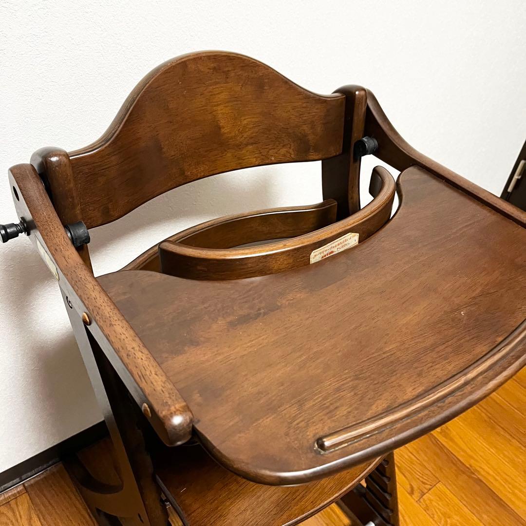 大和屋　すくすくチェアスリムプラス　テーブル＆ガード付　送料込み