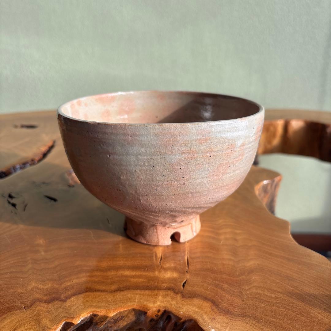 御本 割高台 堀野証嗣造 抹茶碗 茶道具 共箱