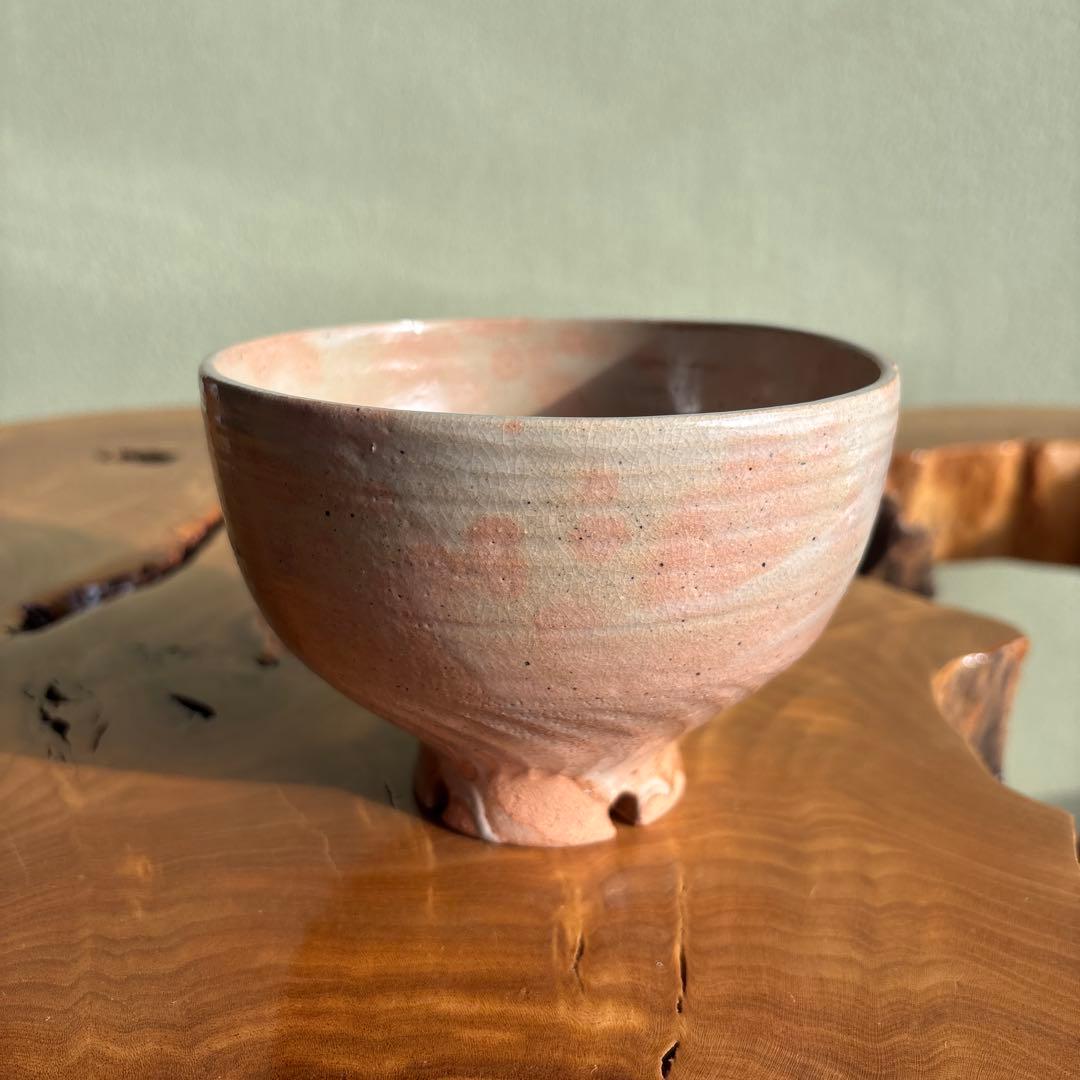 御本 割高台 堀野証嗣造 抹茶碗 茶道具 共箱