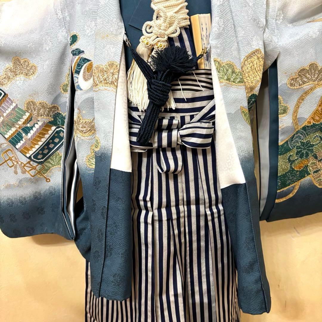 七五三五歳‼️着物 男の子 袴 完全️フルセット‼️お家から揃えるなし