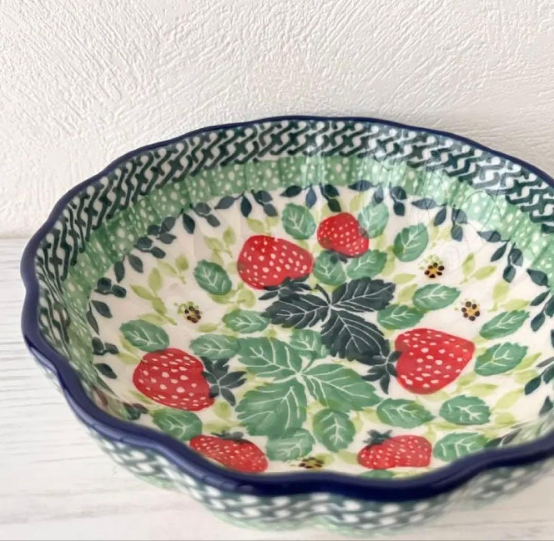 ポーランド食器　11.8cmボウル ツェラミカ アルティスティチナ　いちご