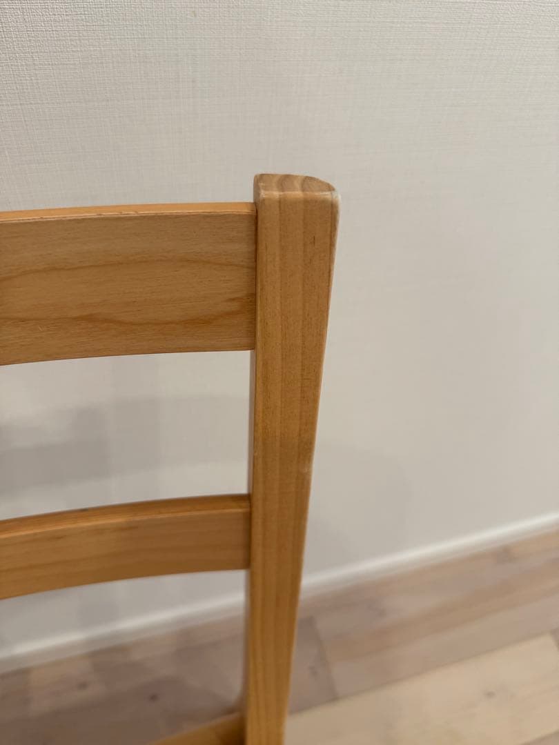 マユゲ犬！ 堀田木工所 無垢 ダイニングチェア 1脚 ② 引き取り可