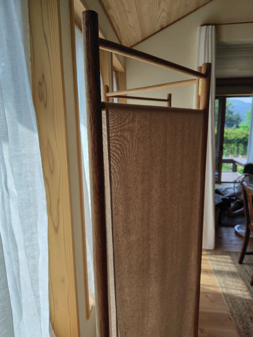 木製折りたたみパーテーション