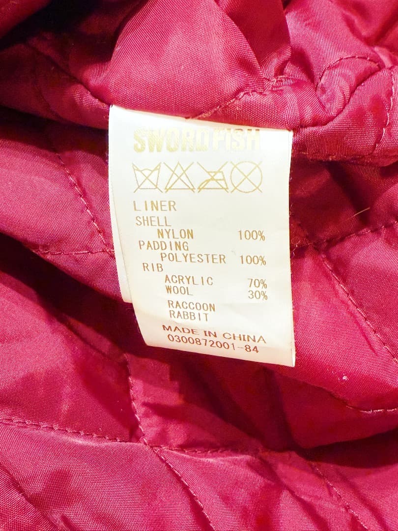 SWORD FISH ２WAY ロングモッズコート　ロングコート　リアルファー