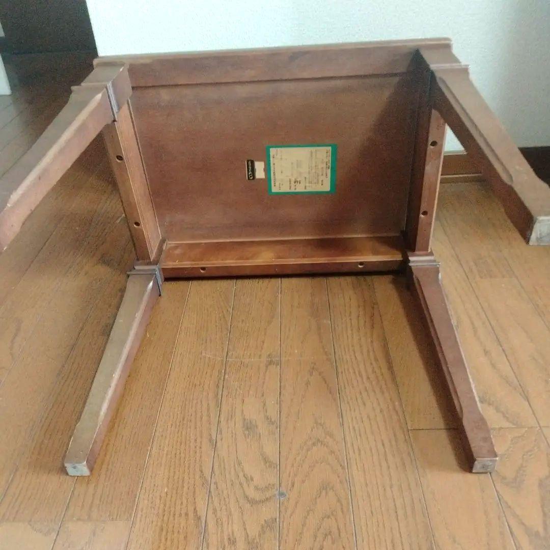 マルニ　地中海　ネスト/サイドテーブル　ブラウン木製　サイドテーブル