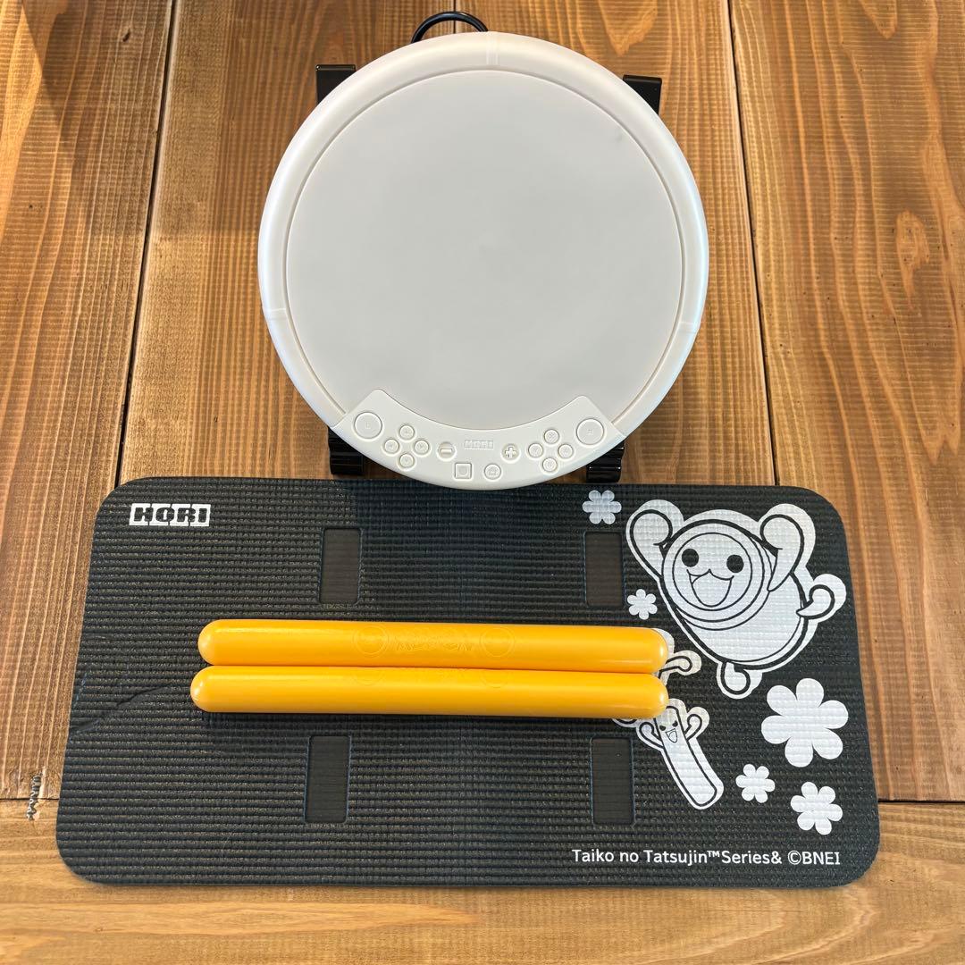 Switch用 太鼓の達人専用コントローラー 太鼓とバチ 豪華セット ブラック