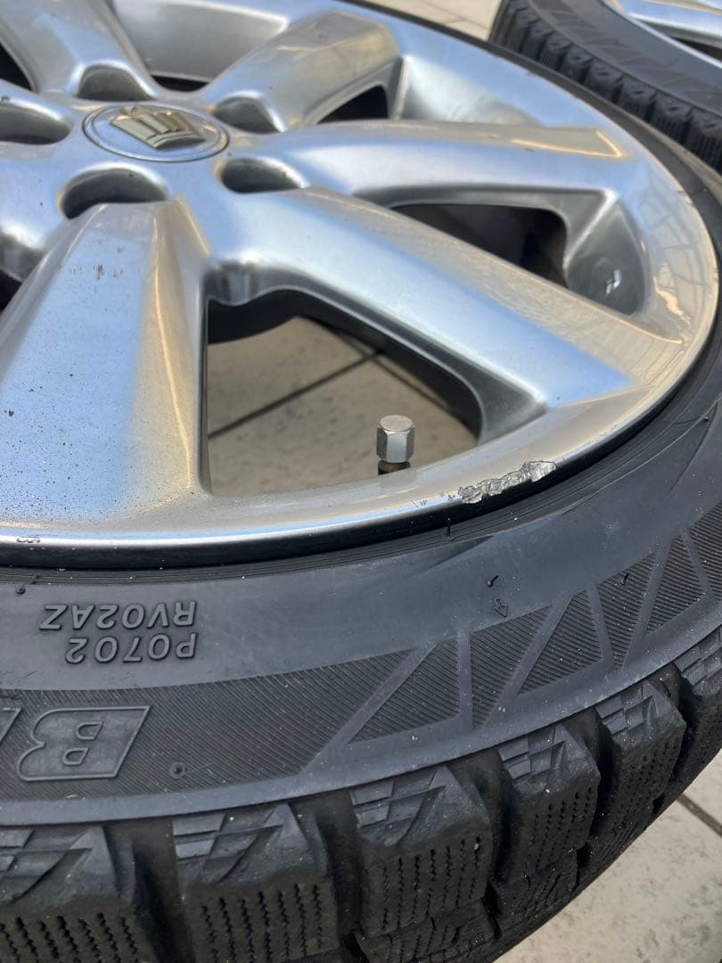 クラウン　純正ホイール　4本 スタッドレス装着 送料込み