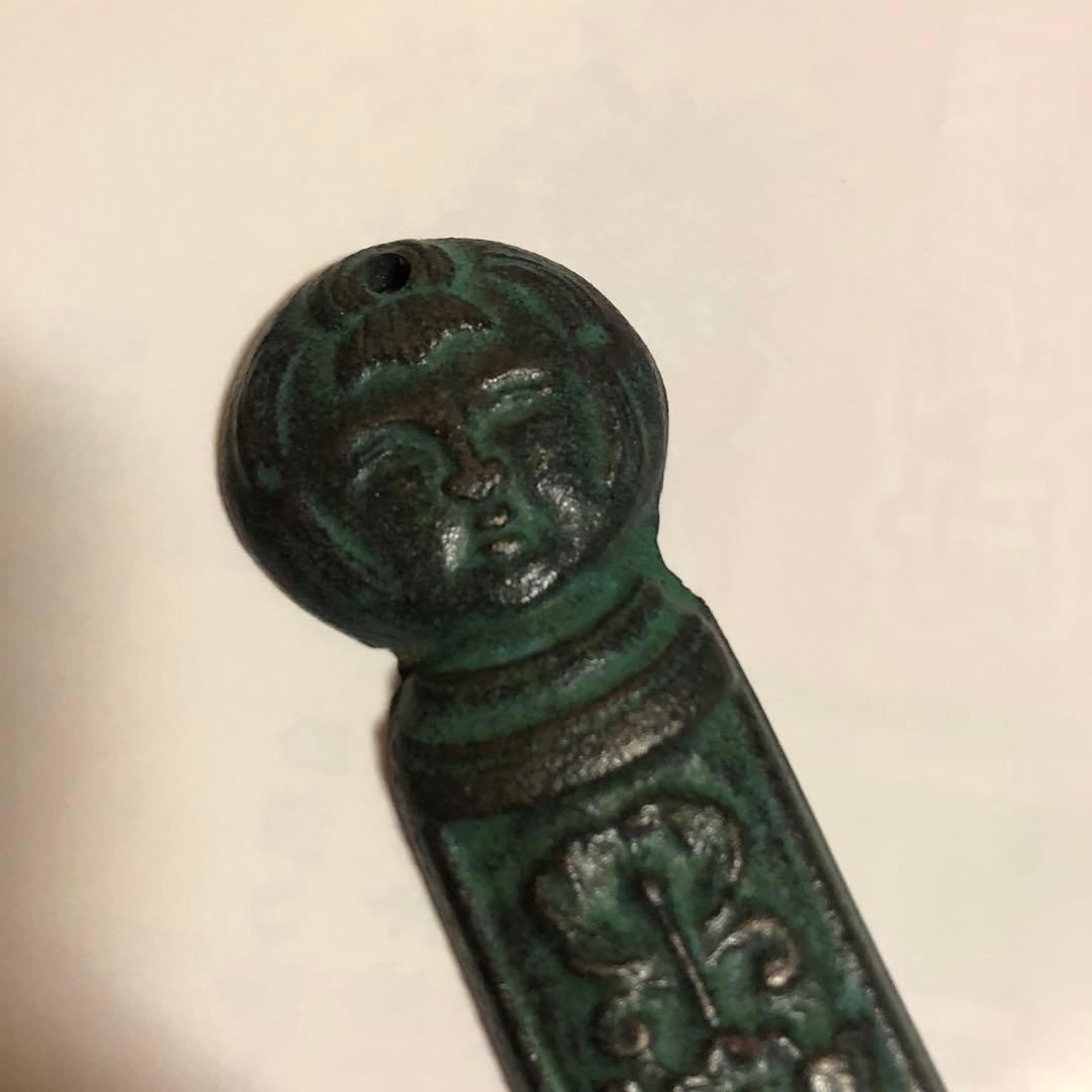 栓抜き　こけし　レア　鉄製　キッチン　カトラリー