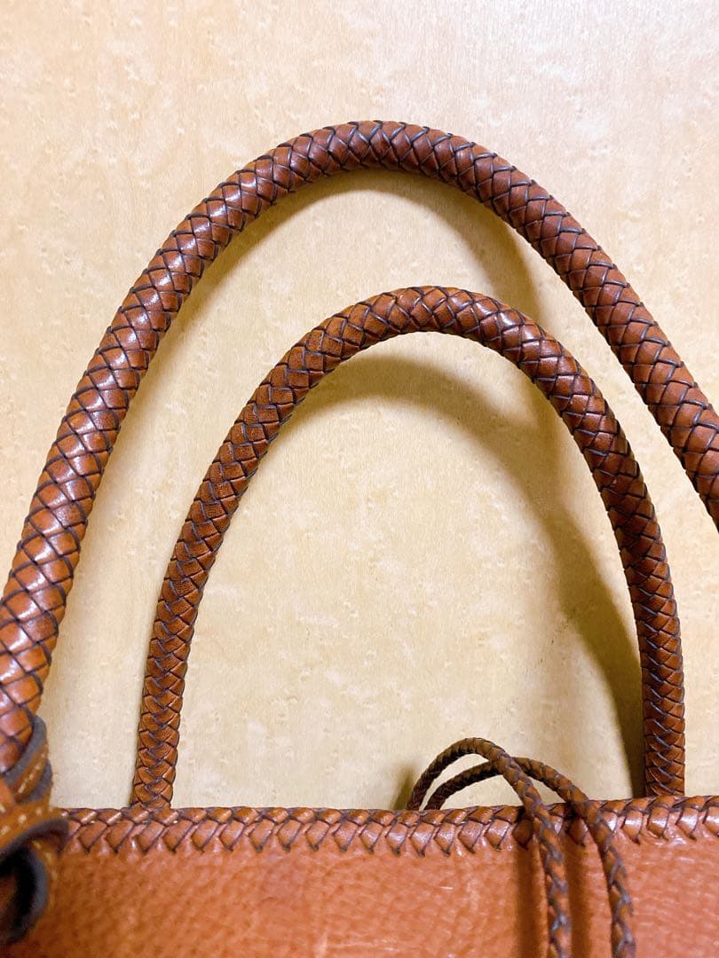 RALPH LAUREN コンチョボタン付ウエスタンカゴバッグ