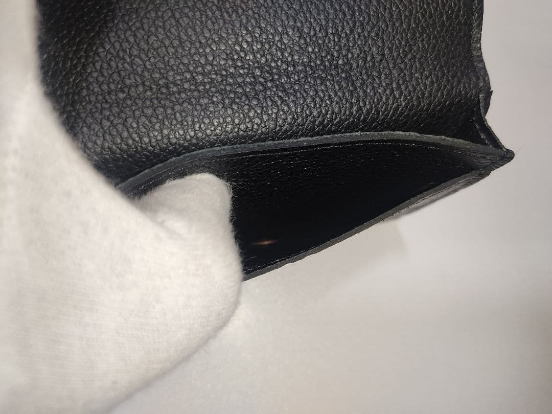 ルイヴィトン　 モノグラム　アンプラント　レザー　カードケース　ブラック　美品