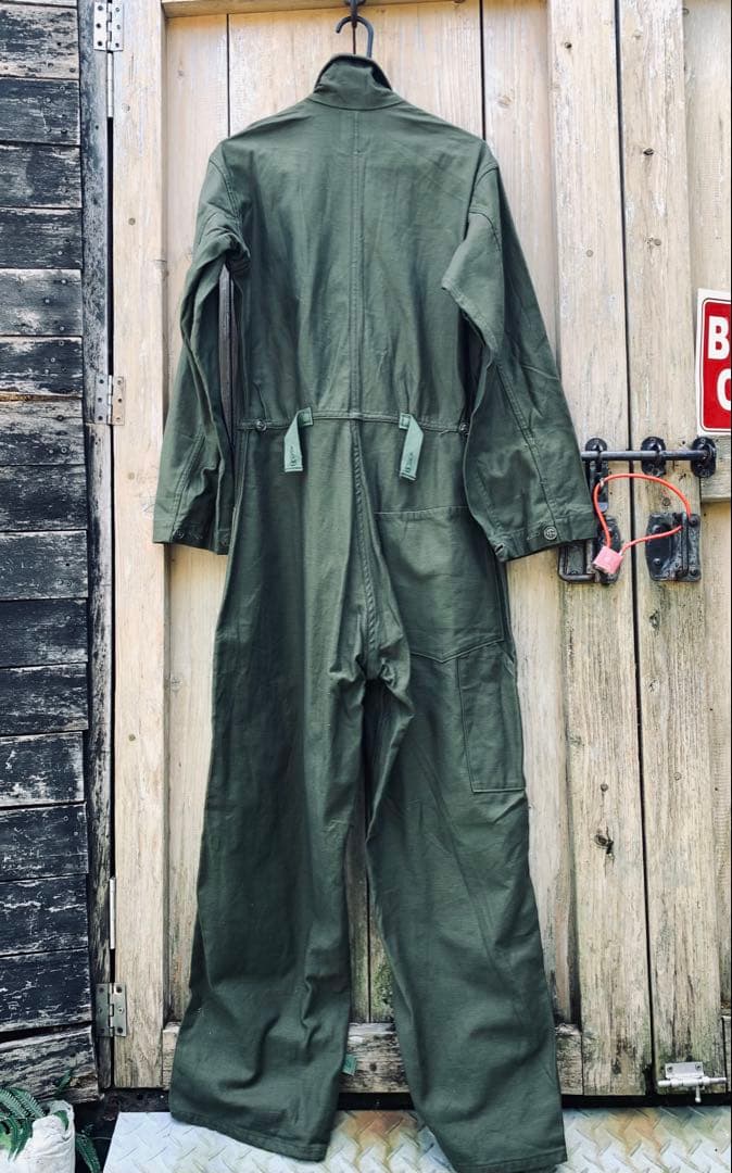 80s ヴィンテージ USA製 米軍放出品 カバーオール ツナギ アメリカ 古着