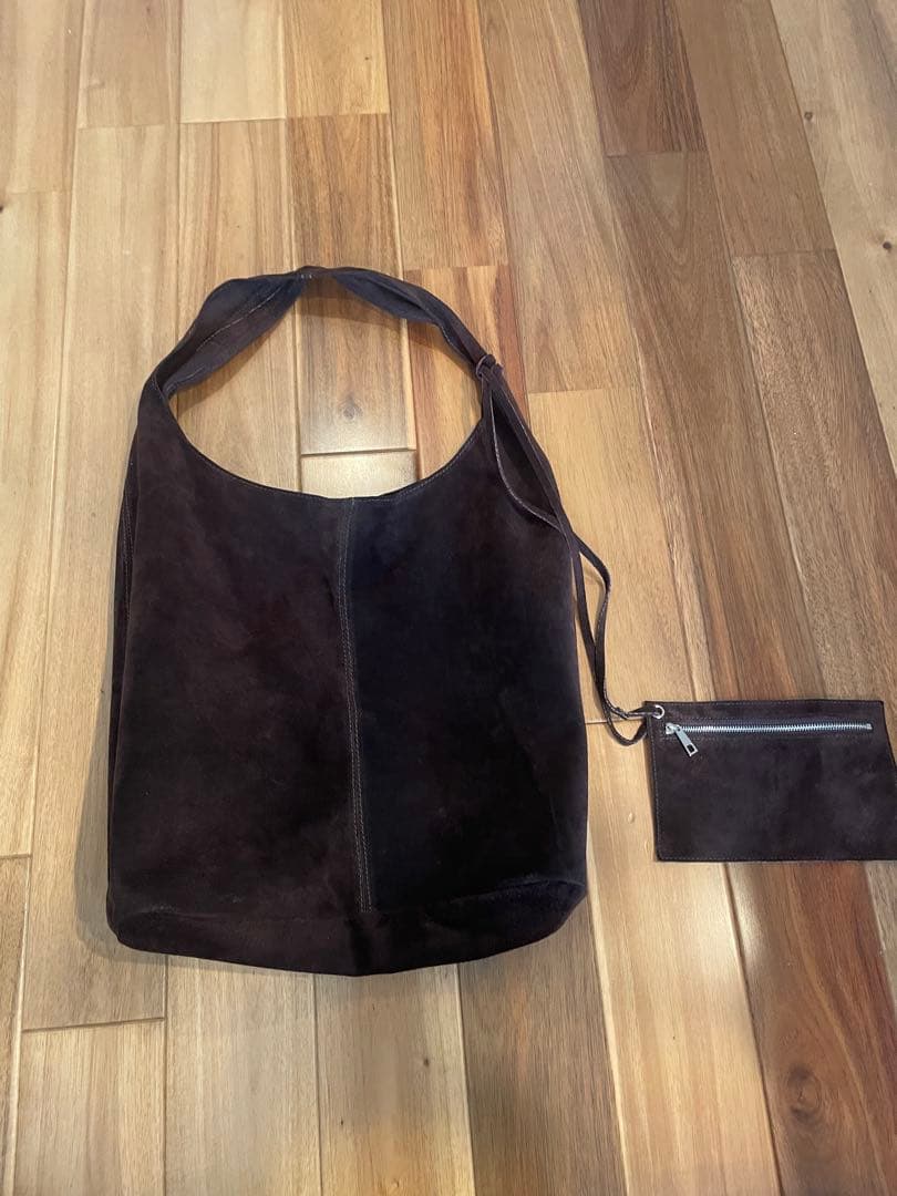 バッグ todayful Suede Leather Totebag