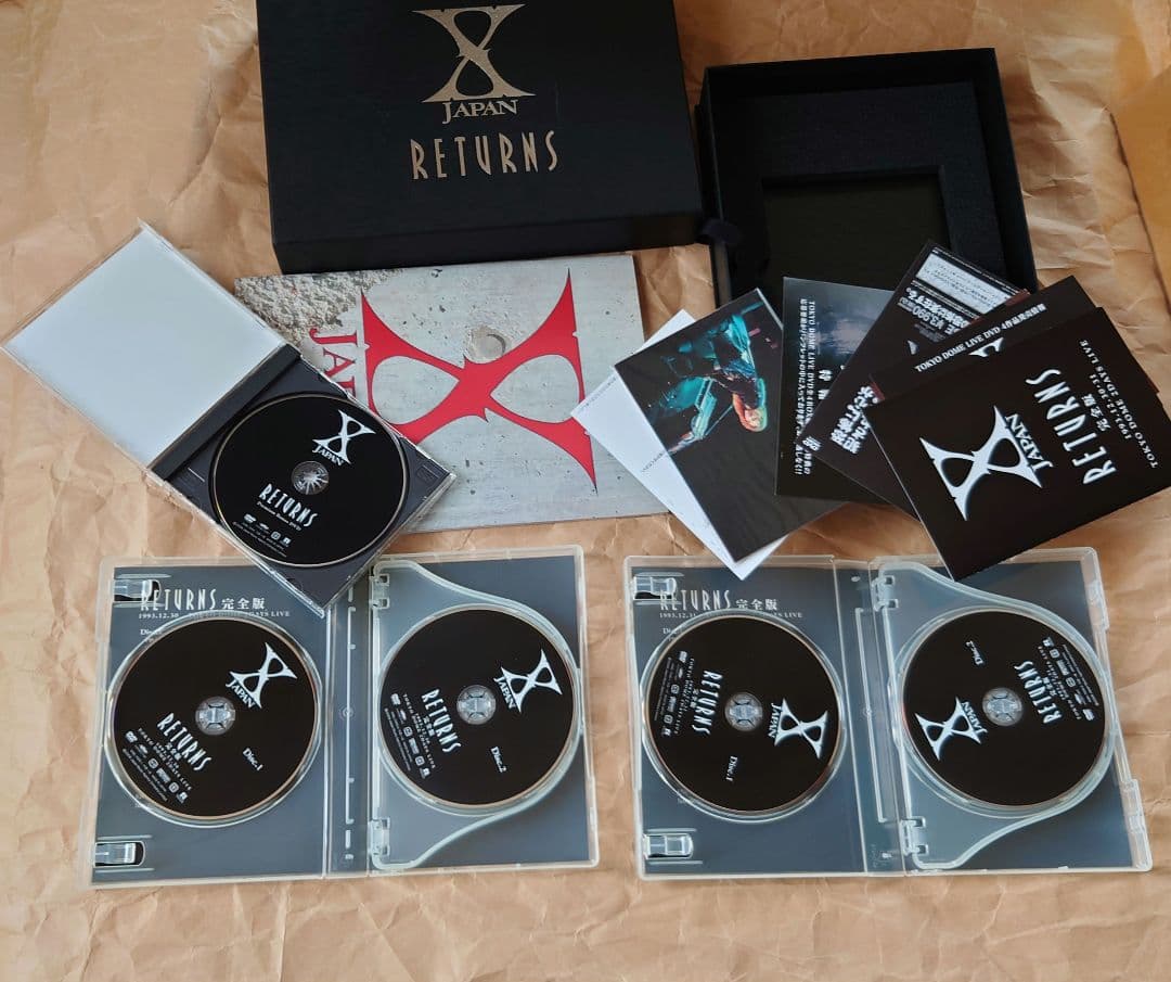 X JAPAN コレクターズBOX DVDセット