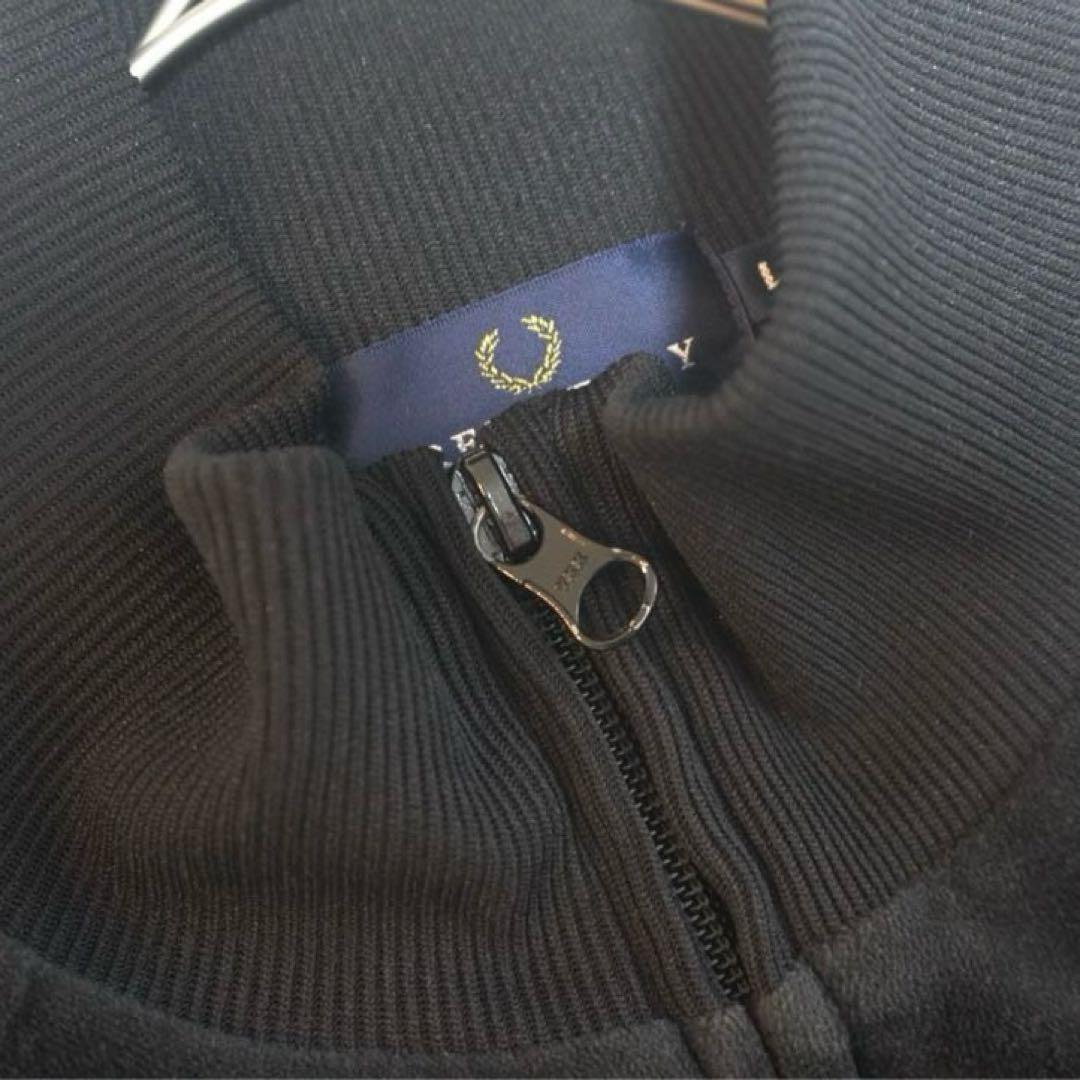 希少✨フレッドペリー ベロア トラックジャケット ヴィンテージ ロゴ刺繍 ライン