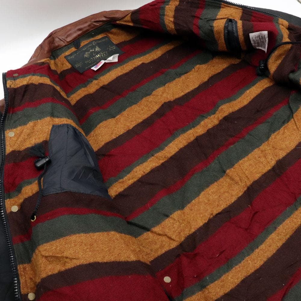 USA製 Schaefer 本革切替 オイルドコットン ウエスタンコート