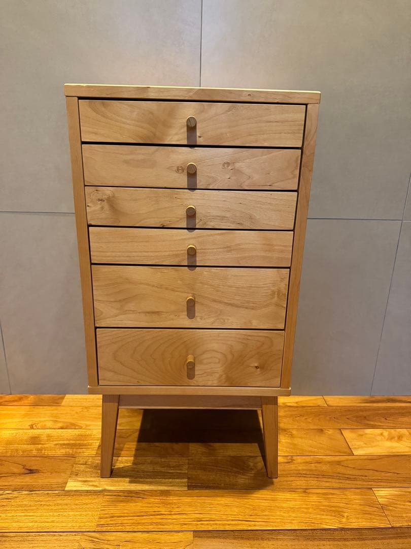 【新品同様_美品】ベルメゾン 天然木 自然素材チェスト