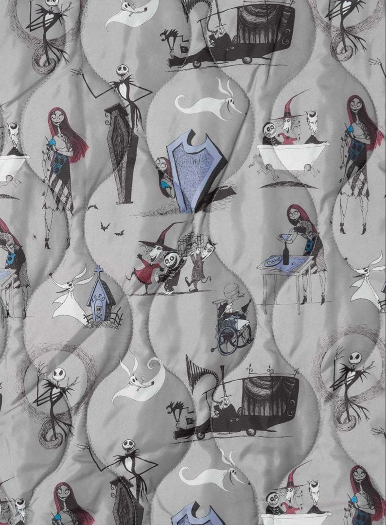 グラニフ　ナイトメアービフォアクリスマス　ショートモッズコート