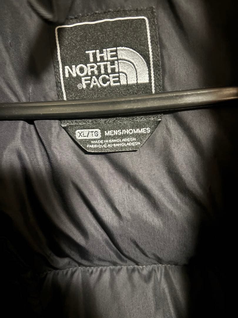 ノースフェイス　ヌプシ　センターロゴ　700fil 　ブラック　XL 90s
