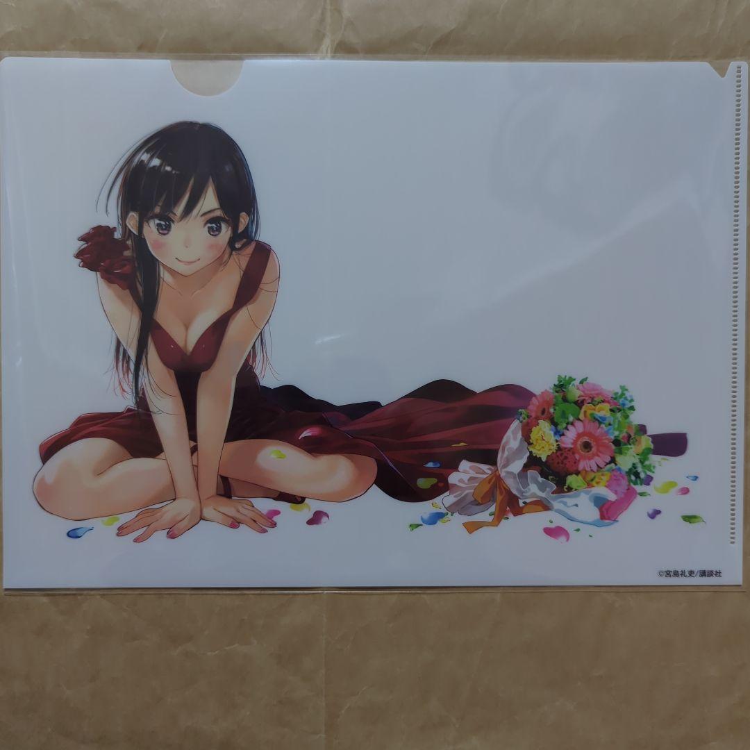 送料無料▶かのかり3枚組 原作絵 当選品A4クリアファイル/彼女お借りします⑶