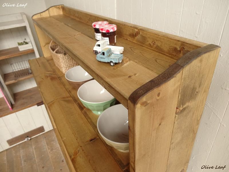 サイズ、デザインオーダー可！仕切りデザイン3段チェストナチュラルブラウン受注製作