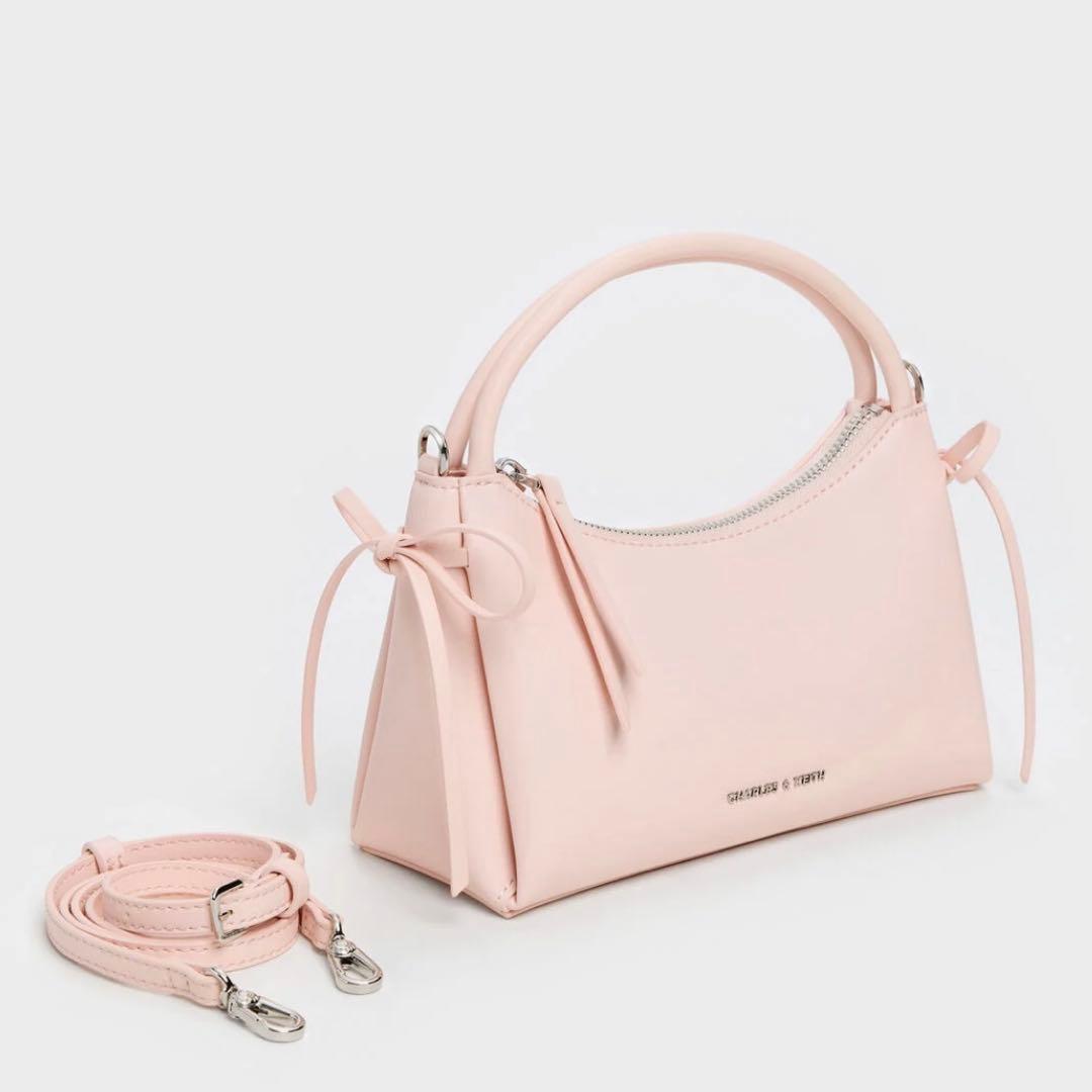 p*_様 【新品未使用】 ヘーゼル ボウトップハンドルバッグ ソフトピンク