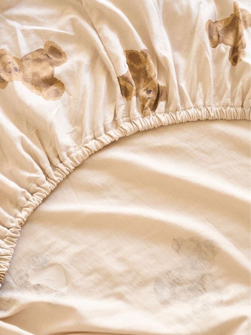 新品　ジェラピケ　ベア　寝具カバー　ダブル　３点セット　マットレス用