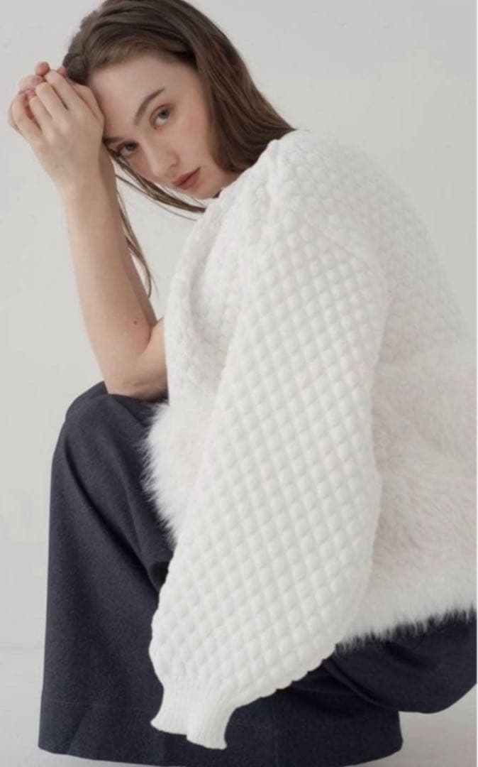 AA maison de Dolce. メゾンドドルチェ ファーリーニット