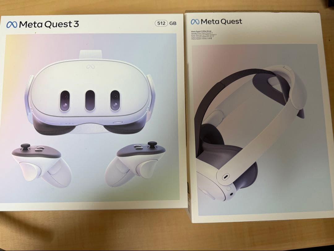  Quest 3 512GB VRヘッドセット＋ヘッドストラップ