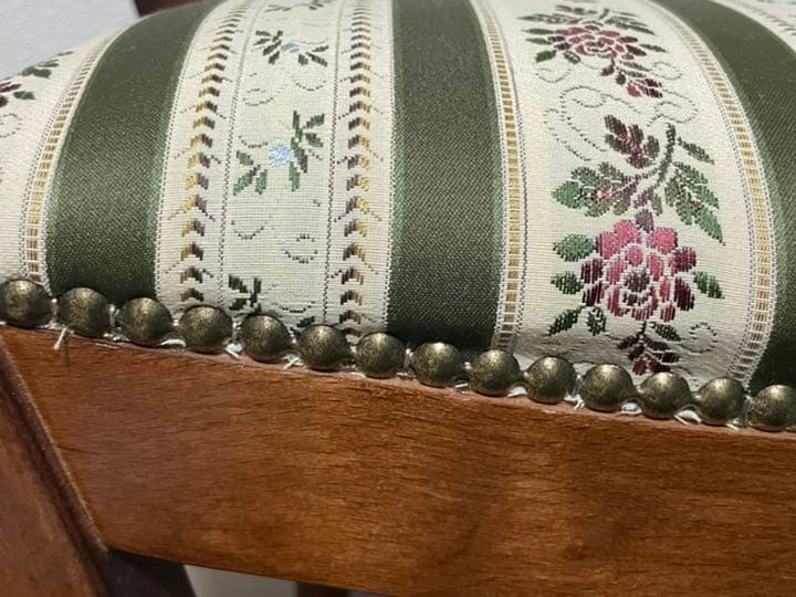 【美品】猫脚スツール　イタリアンアンティーク　家具　レトロ　木製