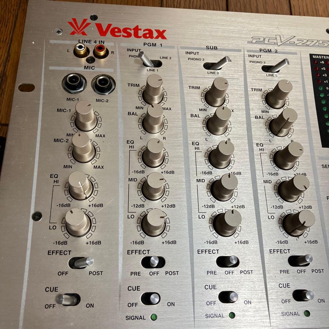 Vestax PCV-275 DJミキサー　動作未確認