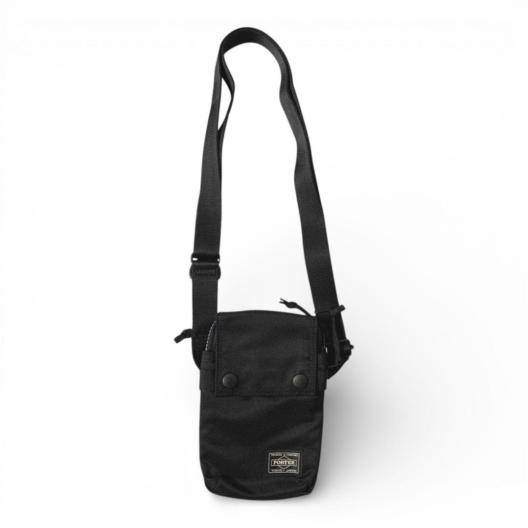 未使用級 PORTER ポーター UNIT ユニット ショルダーバッグ ブラック