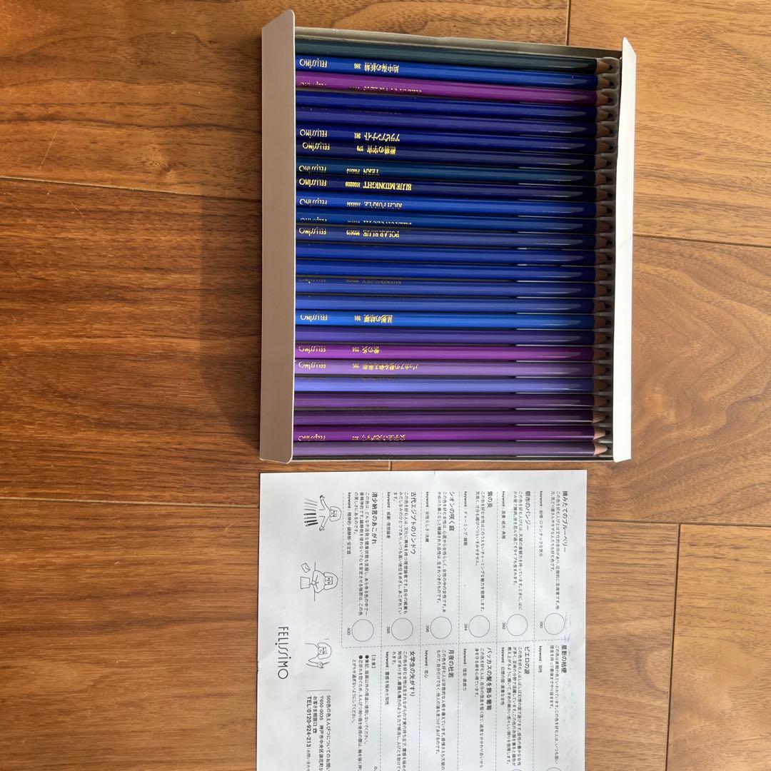 FELISSIMO 500色の色鉛筆セット