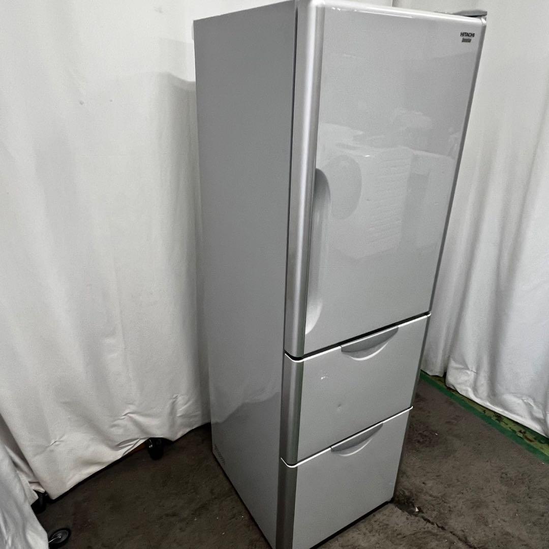 ★908　日立　冷蔵庫　大型　300ℓ-350ℓ　安い　中古　設置無料　右開き