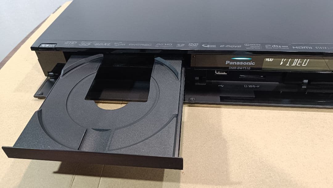 DMR-BWT630 ブルーレイレコーダー ハードディスク1TB⇒2TB容量up