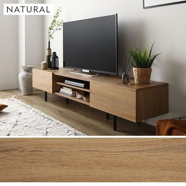 テレビ台　テレビボード　ナチュラル　180cm