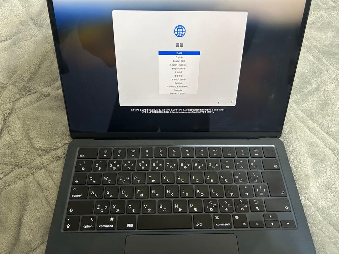 Apple MacBook m2 256GB 本体 スペースグレー