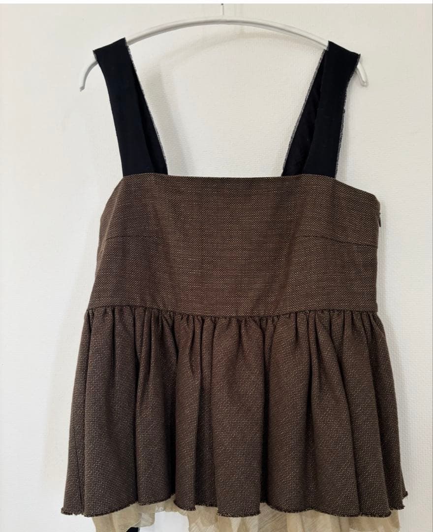 Curensology★カレンソロジー　プリペラ　ビスチェ　ブラウン