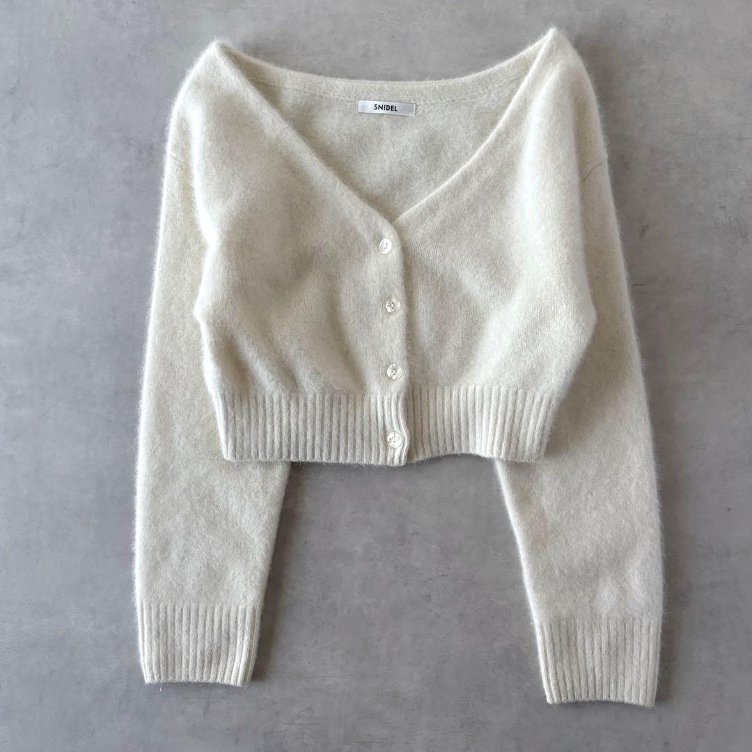 美品♡　スナイデル　フォックスアルパカ　カーディガン＆ノースリタートル　セット