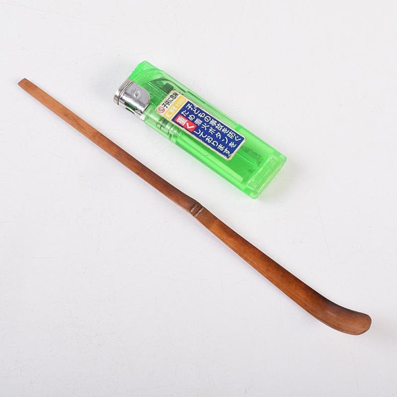 茶道具　黒田正玄下削　即中斎　自作茶杓　銘「四季ノ友」　共筒共箱　M　R8947