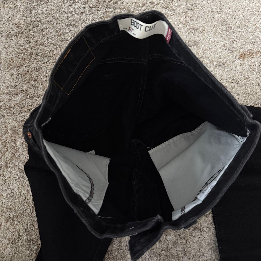 デッドストック リーバイス 517 ブラック メキシコ製 フレア ブーツカット